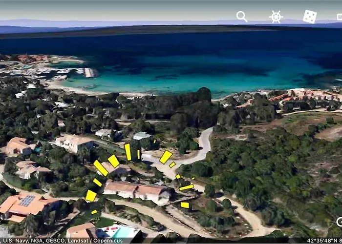 Maison Vue A Avec Terrasse Et Jardin Clos * Lumio (Corsica)